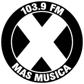 Logo de La X Más Música 103.9 FM Colombia